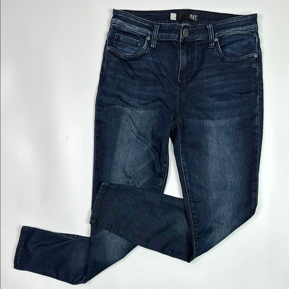 KUT Connie Ankle Skinny Dark Wash Jeans Size 6
